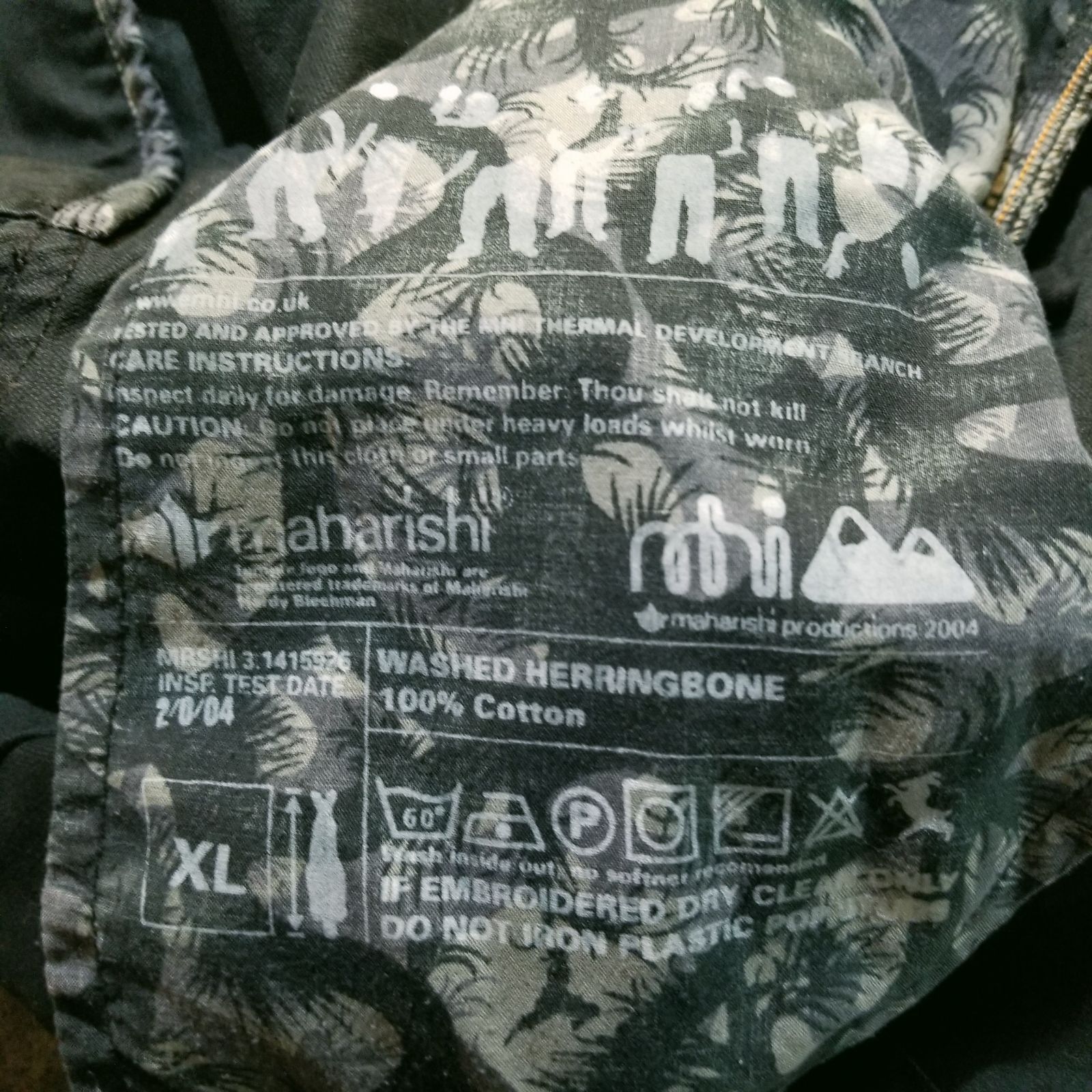 maharishi 2004s ロゴ刺繍 Snopants XL マハリシ 00s スノーパンツ