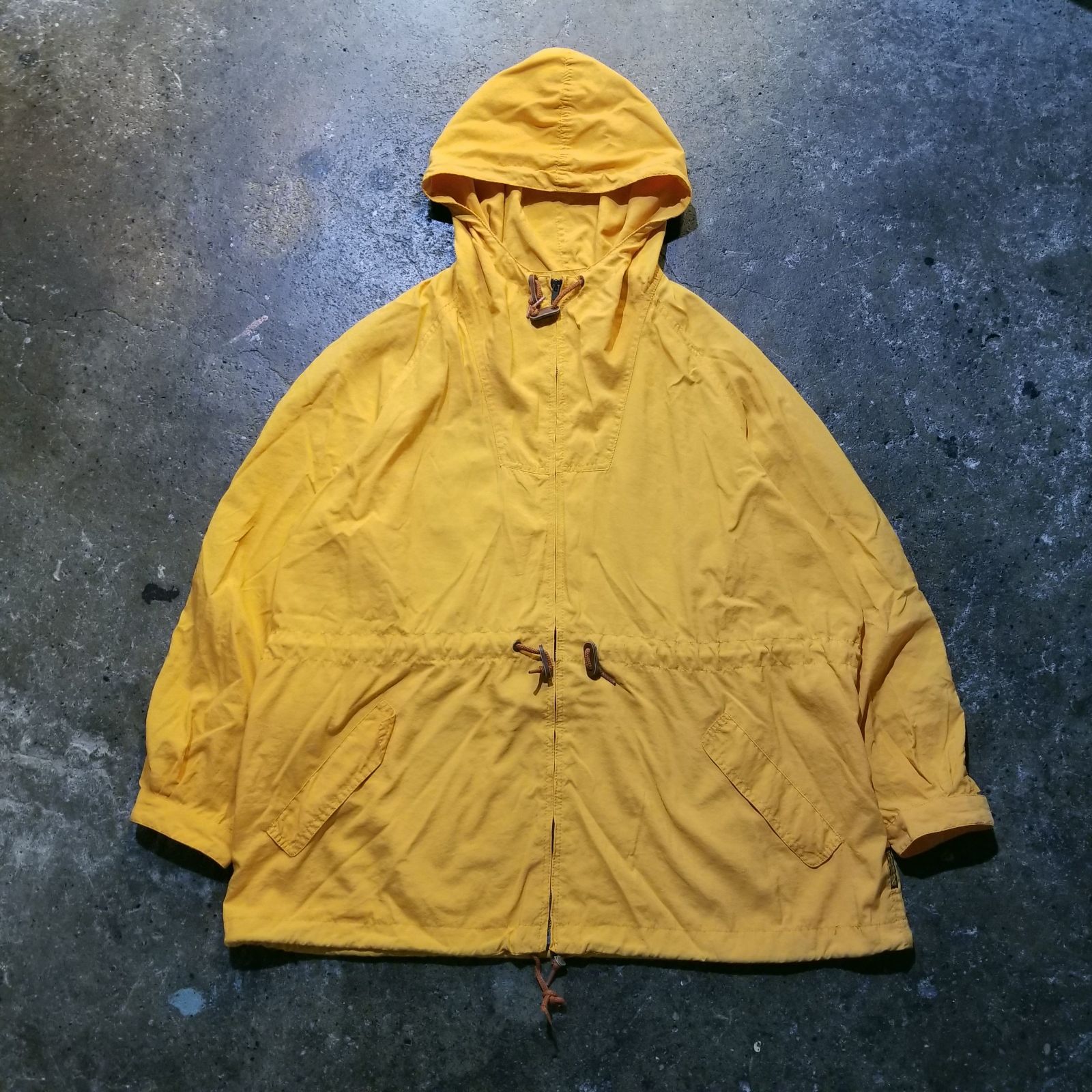 ARMANI JEANS 90s ナイロン フーデッドジャケット 42 アルマーニ 