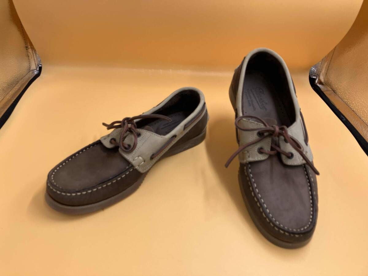 PARABOOT パラブーツ デッキシューズ 26cm BARTH ブラウン系2コンビ