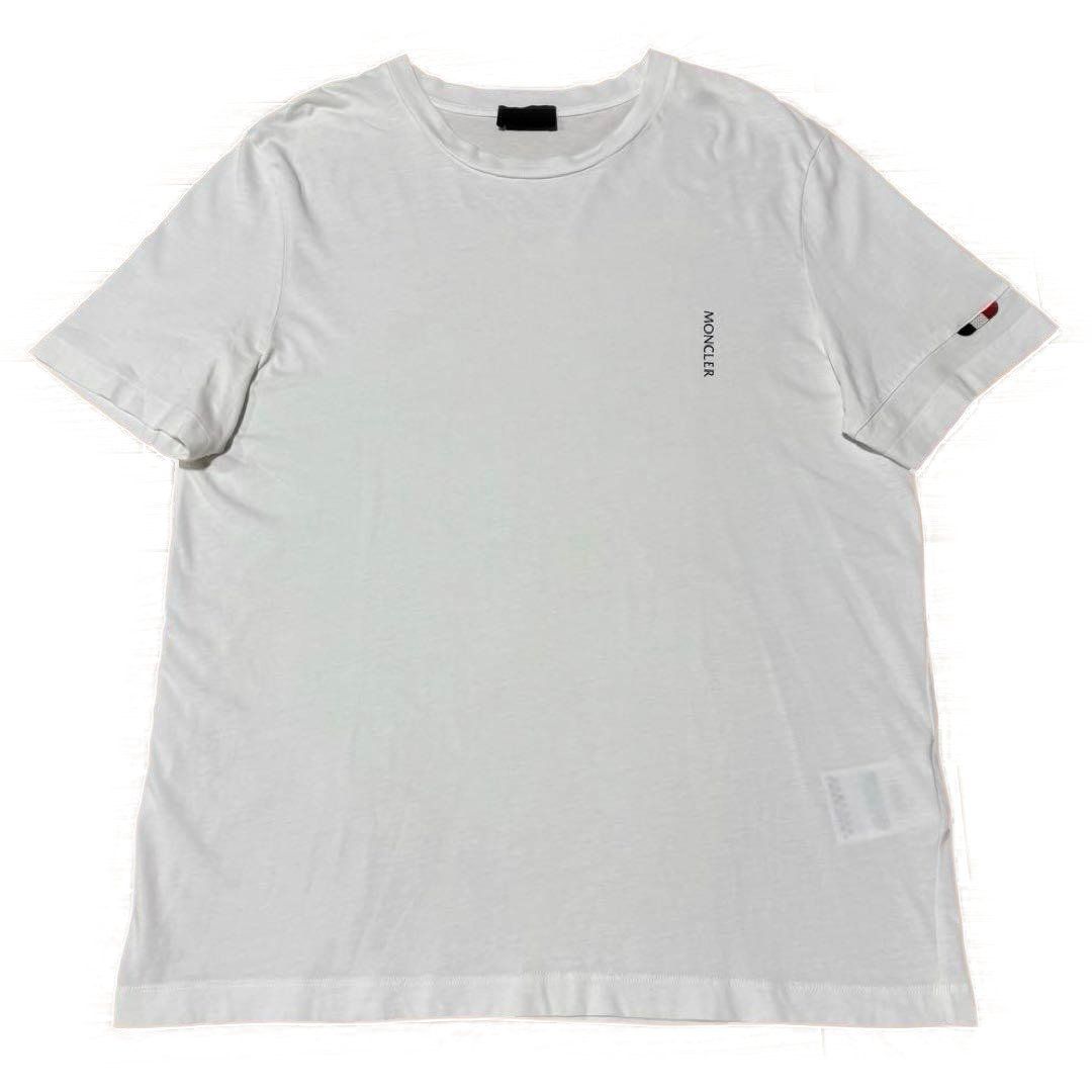 モンクレール　ロゴ　M ホワイト　Tシャツ　国内正規品　5S573