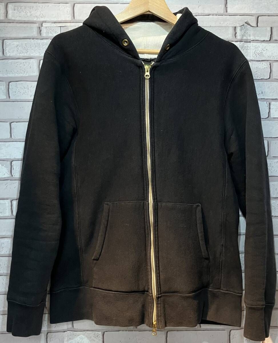CAMBER キャンバー パーカー USA製 12oz zip hood thermal lining サイズM アメカジ ブラック