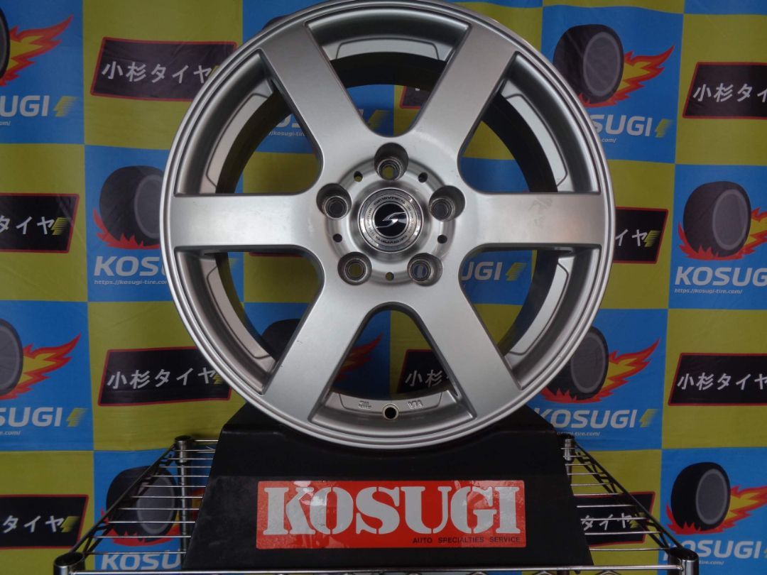 16インチ　中古ホイール　ウェッズ　センベア　6.5J-16　5H114.3　+40　4本セット　90系　ノア　ヴォクシー　atsugiM201