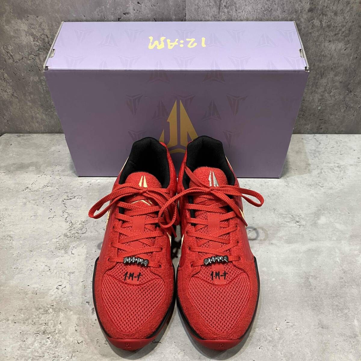 NIKE スニーカー JA2 NIGHTMARE HQ2637-600 size 25.5 レッド×ブラック×イエロー ナイキ