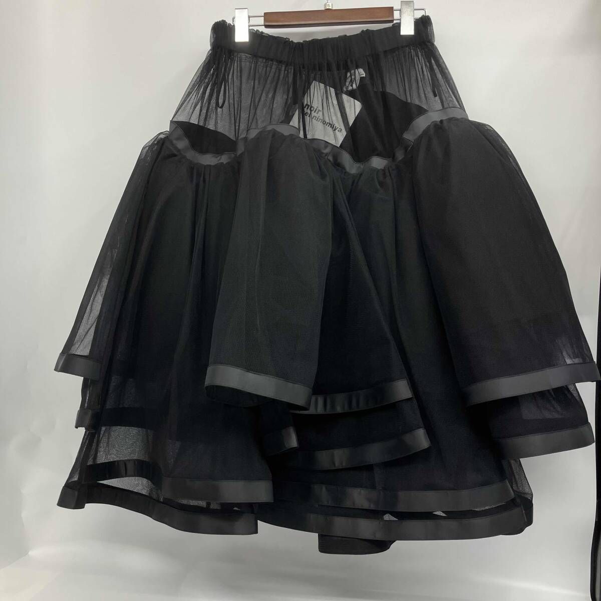 Noir kei ninomiya/ノワールケイニノミヤ/スカート/25AW/3P-S004/チュールスカート/ブラック/サイズS