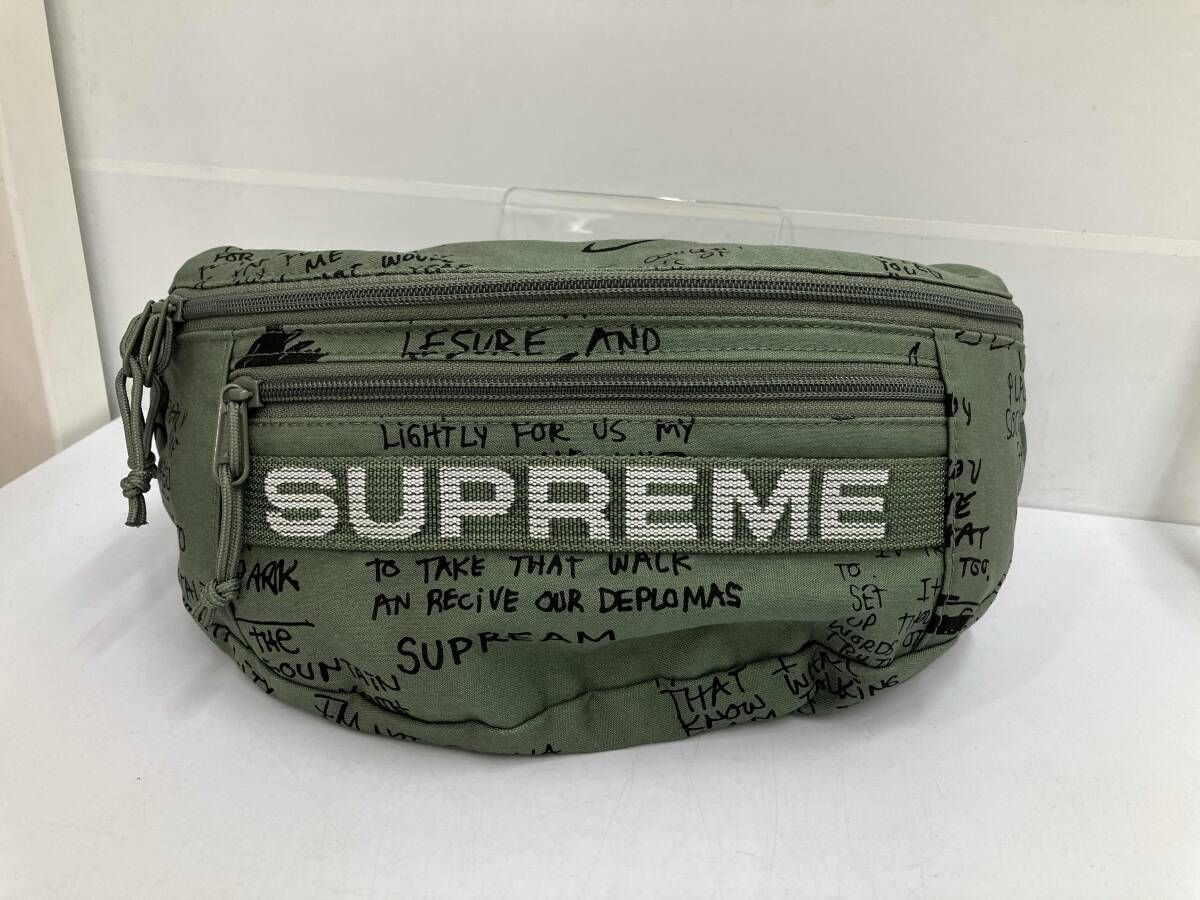 Supreme 23SS Field Waist Bag Olive Gonz シュプリーム フィールド ウエストバッグ オリーブ マークゴンザレス ポーチ ボディバッグ