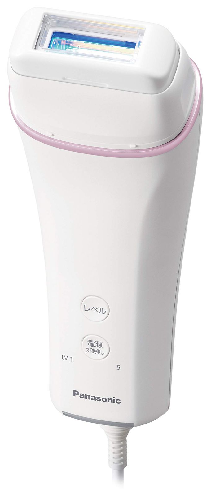パナソニック 光美容器 光エステ ボディ&フェイス用 コンパクトタイプ ピンク調 ES-WH76-P [光エステ単品] [ボディ&フェイス用]