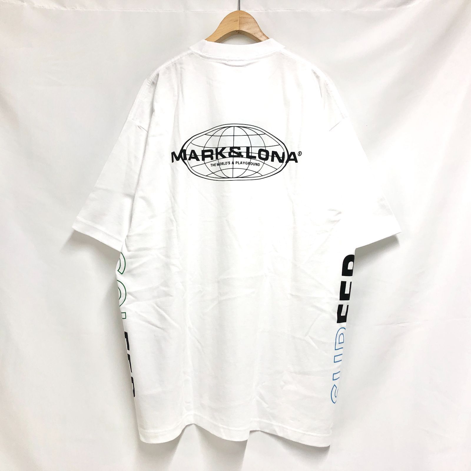 MARK&LONA 大理石模様 シャツ サイズ50 新品未使用 MARK&LONA（マークアンドロナ） SEAGREEN Tシャツ 50