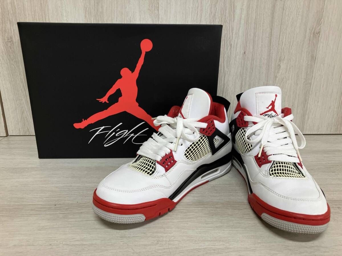 NIKE ナイキ DC7770-160 AIR JORDAN 4 RETRO 27.5cm 履き口毛玉有り