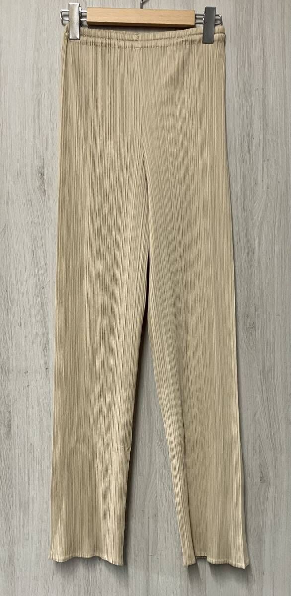 PLEATS PLEASE ISSEY MIYAKE/プリーツプリーズ イッセイミヤケ/パンツPP04-JF609/サイズ3/ベージュ