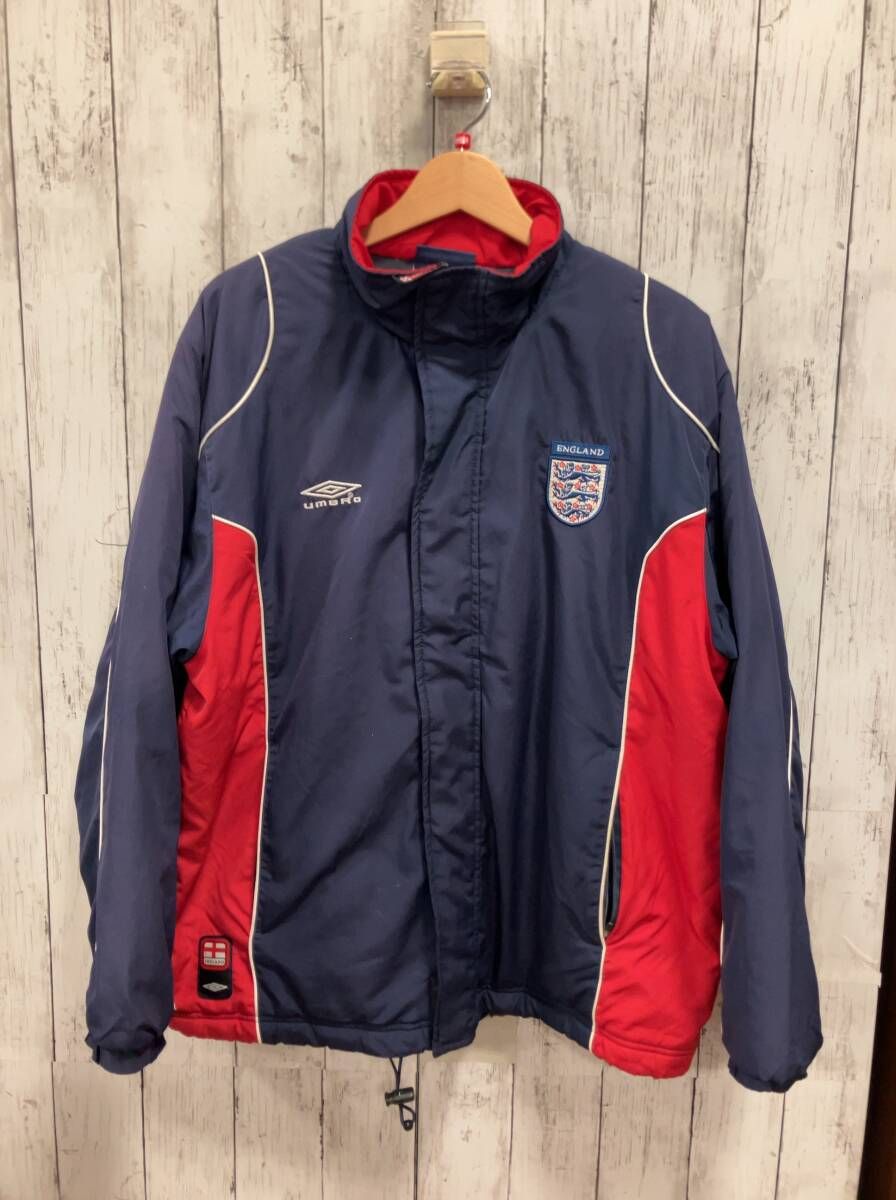 UMBRO アンブロ ナイロン 中綿 ネイビー サッカージャージ