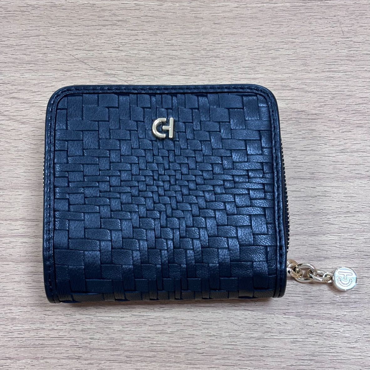 OG265331525　コールハーン エッセンシャル ジップ ウォレット 二つ折り 財布 ブラック