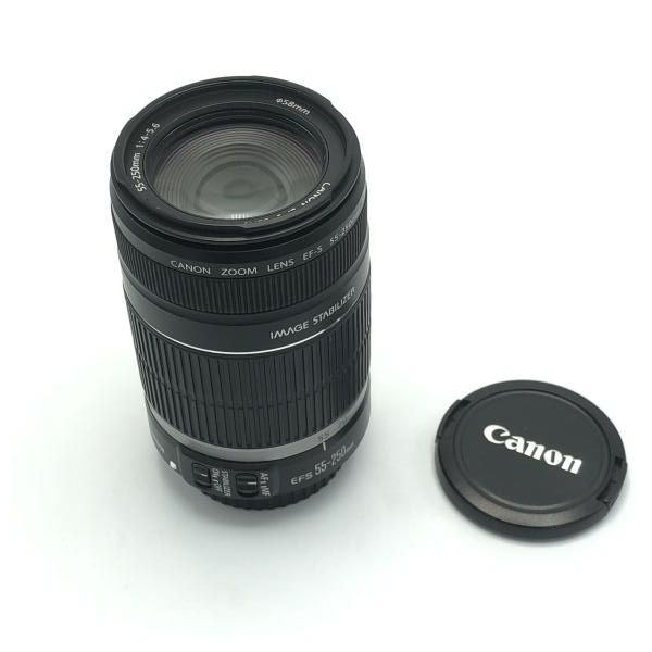 【中古】Canon EF-S55-250mm カメラレンズ キヤノン[10]