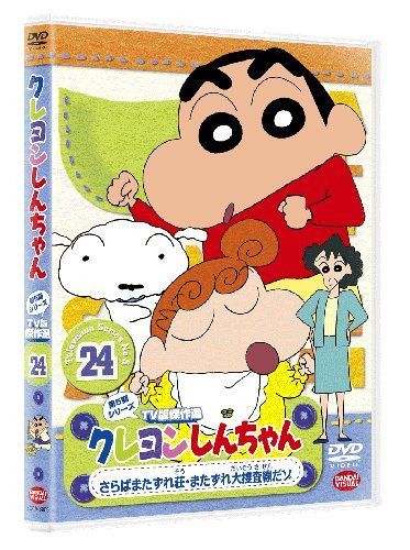 クレヨンしんちゃん TV版傑作選 第5期シリーズ 24 さらばまたずれ荘・またずれ大捜査線だゾ<最終巻> [DVD]