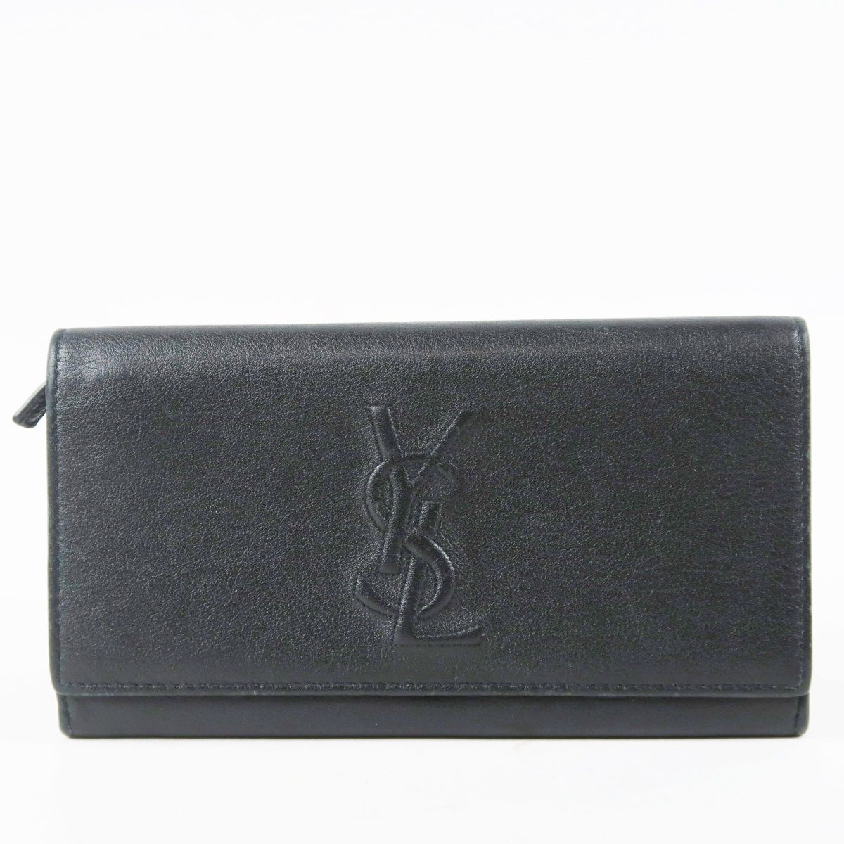 美品】YVES SAINT LAURENT YSL イヴサンローラン イタリア製 二つ折り 