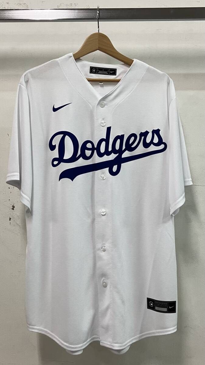 NIKE ナイキ 半袖シャツ 大谷翔平 ロサンゼルス ドジャース サイズL ホワイト スポーツ