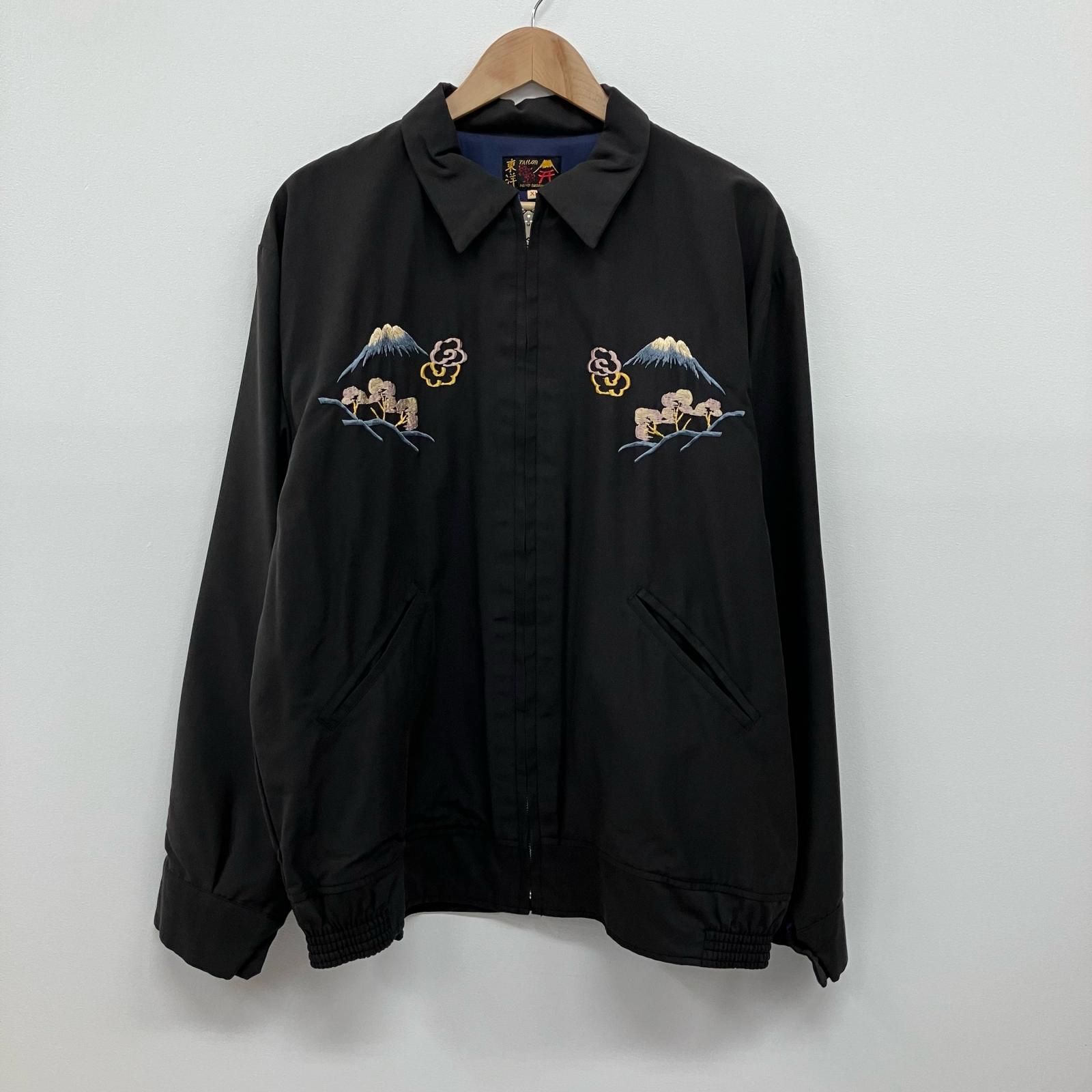 【イオン広店】 中古 TAILOR TOYO(東洋エンタープライズ) | テイラートウヨウテイラートーヨー スーベニアジャケット LANDSCAPE TT15022 ブラック サイズ：XL 【93】