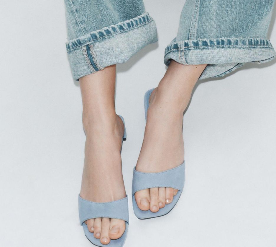 ZARA ザラ スウェード ミュール