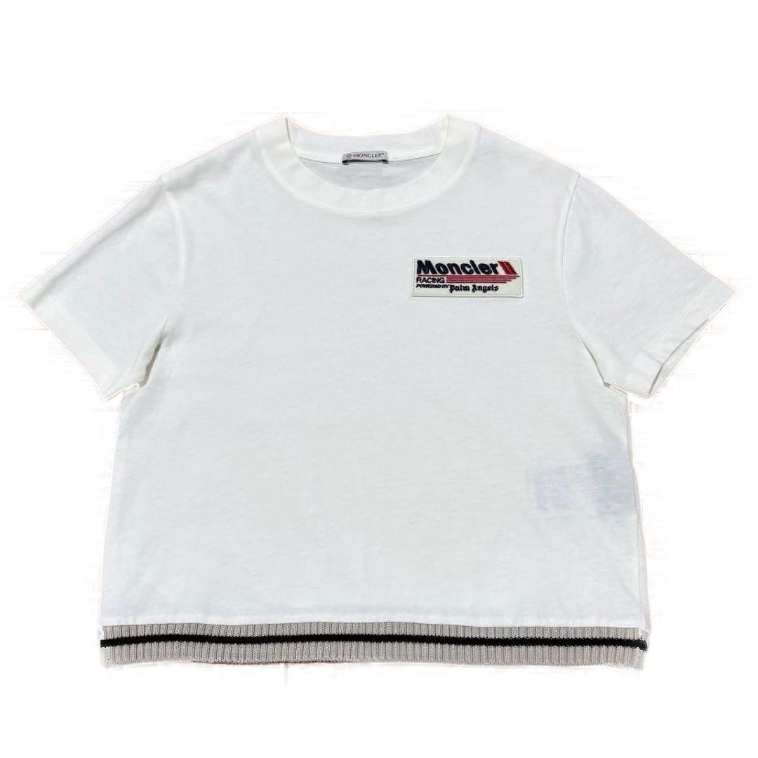モンクレール　パームエンジェルス　S 白Tシャツ　5S577