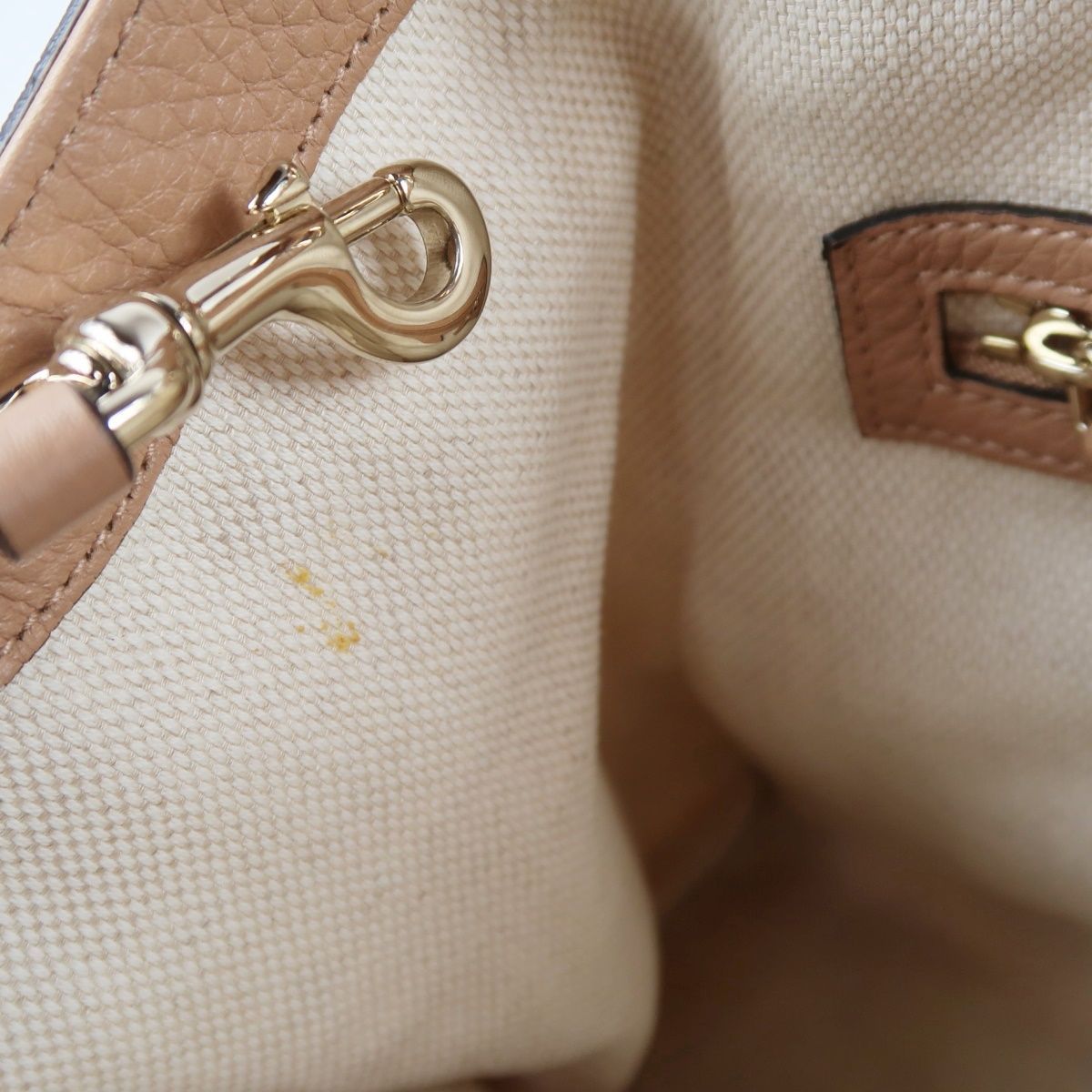 超美品】GUCCI グッチ ソーホー キャンバス 2WAYショルダー 