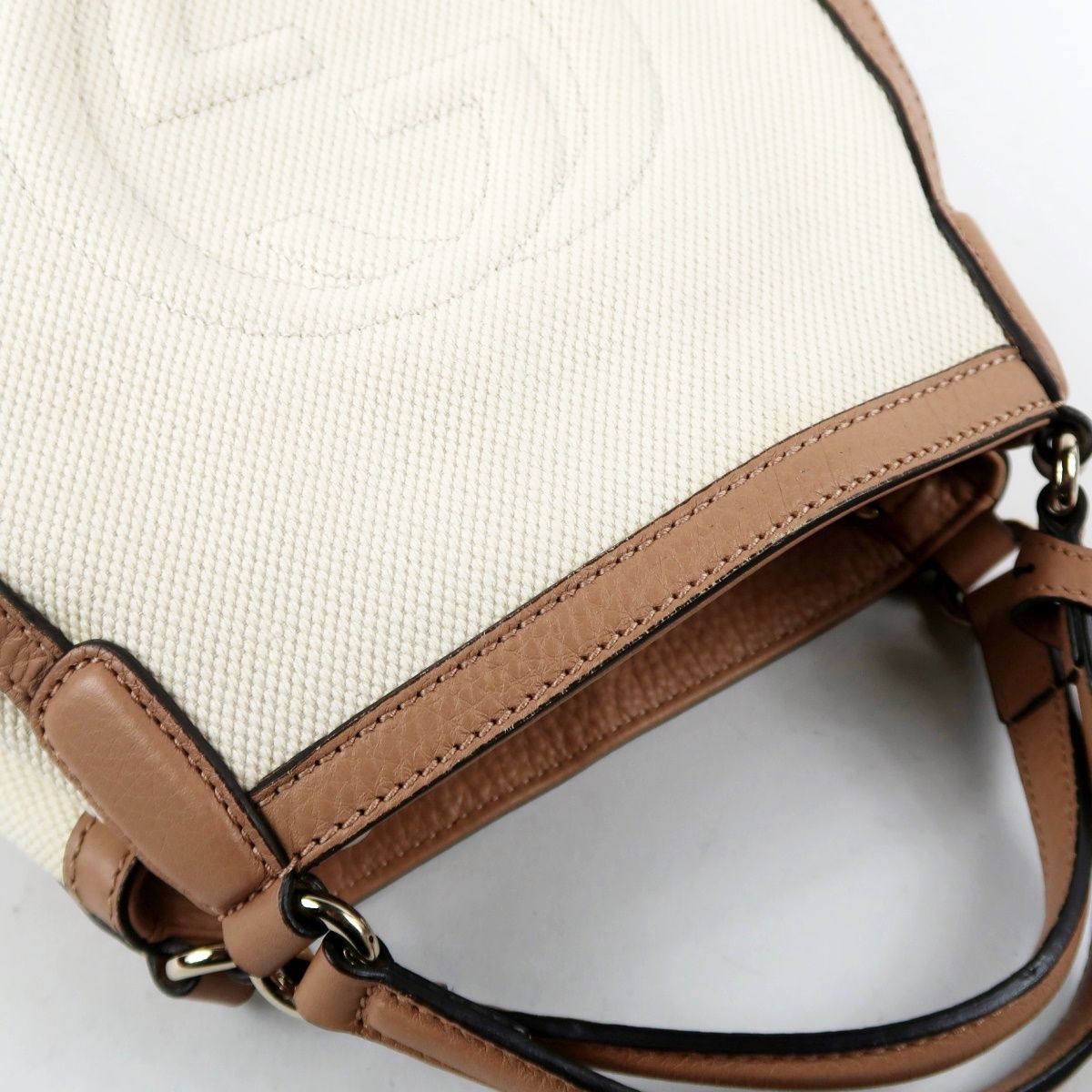 超美品】GUCCI グッチ ソーホー キャンバス 2WAYショルダー 