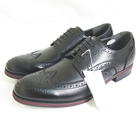 ギラロッシュ Guy Laroche LAROCHE ウイングチップ レザー シューズ ビジネス 27.0EEE ブラック 2sa7284