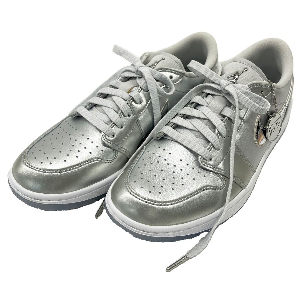 NIKE GOLF ナイキゴルフ FD6848-001 AIR JORDAN 1 LOW NRG ゴルフシューズ シルバー系 26.5cm [240101712494] ゴルフウェア メンズ ストスト