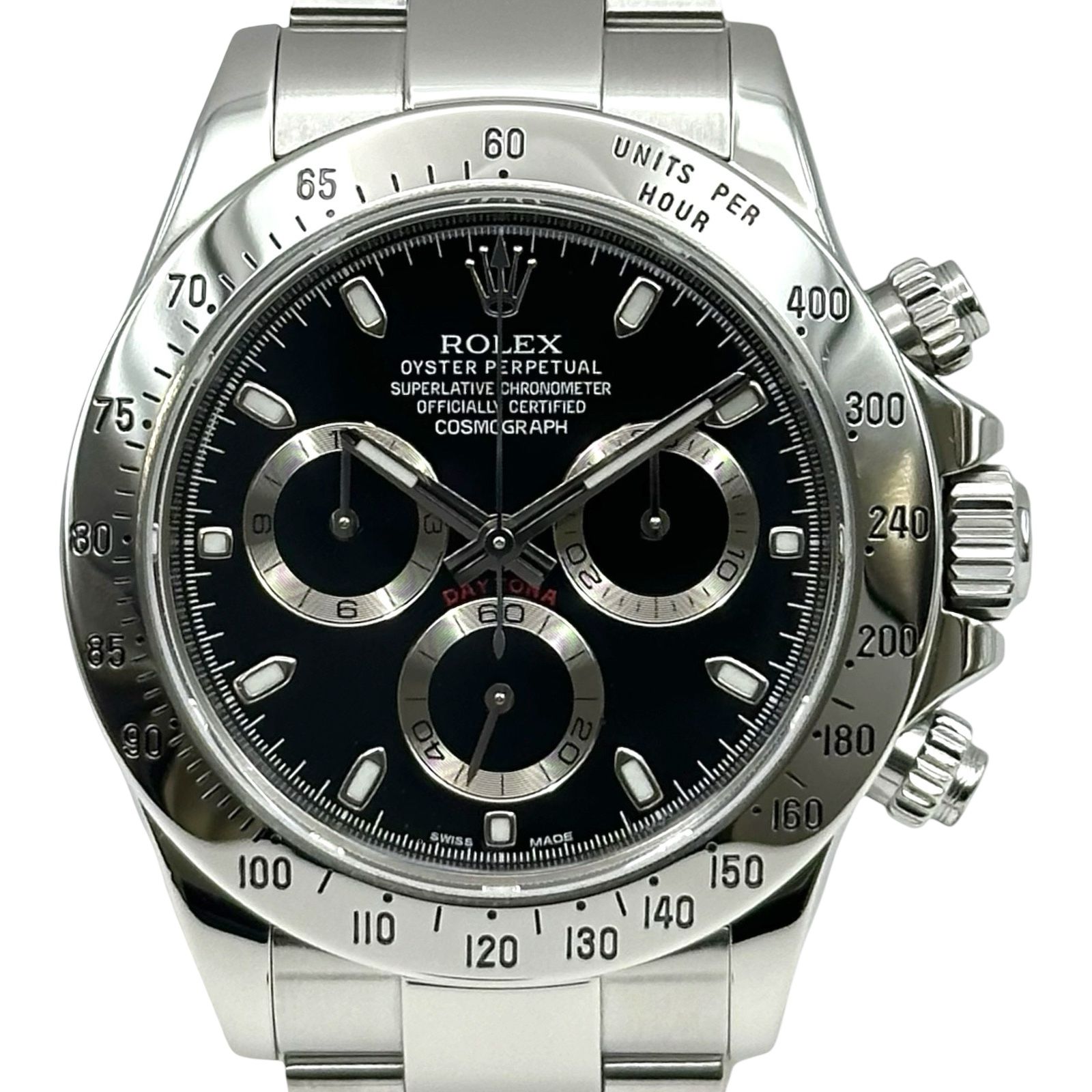 ロレックス ROLEX デイトナ 116520 ブラック ステンレススチール 自動巻き メンズ 腕時計