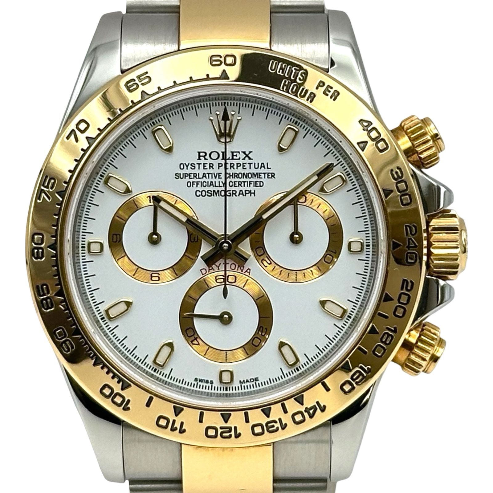 ロレックス ROLEX デイトナ 116503 ホワイト ゴールド/ステンレススチール 自動巻き メンズ 腕時計