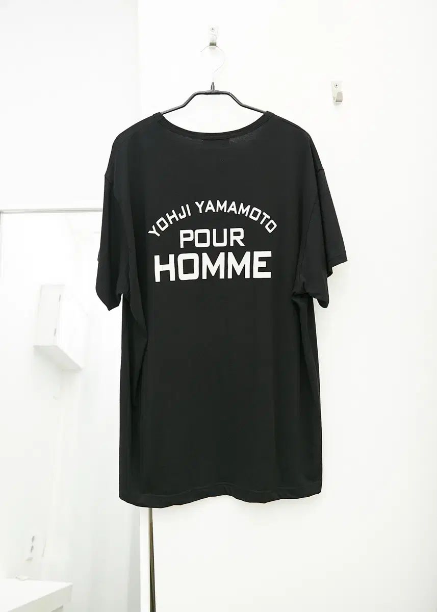 YOHJI YAMAMOTO ヨウジヤマモト プールオム バックプリント Tシャツ