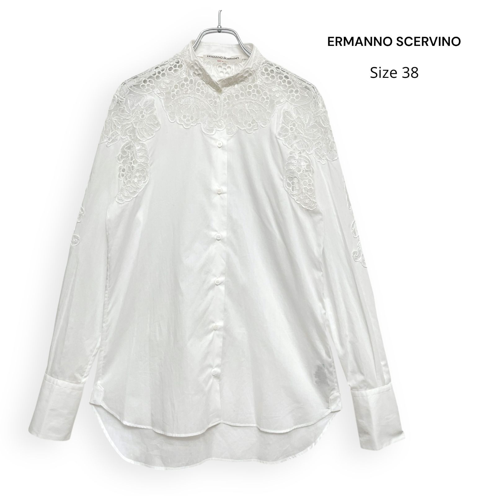 ERMANNO SCERVINO エルマンノ シェルヴィーノ レース 刺繍 長袖
