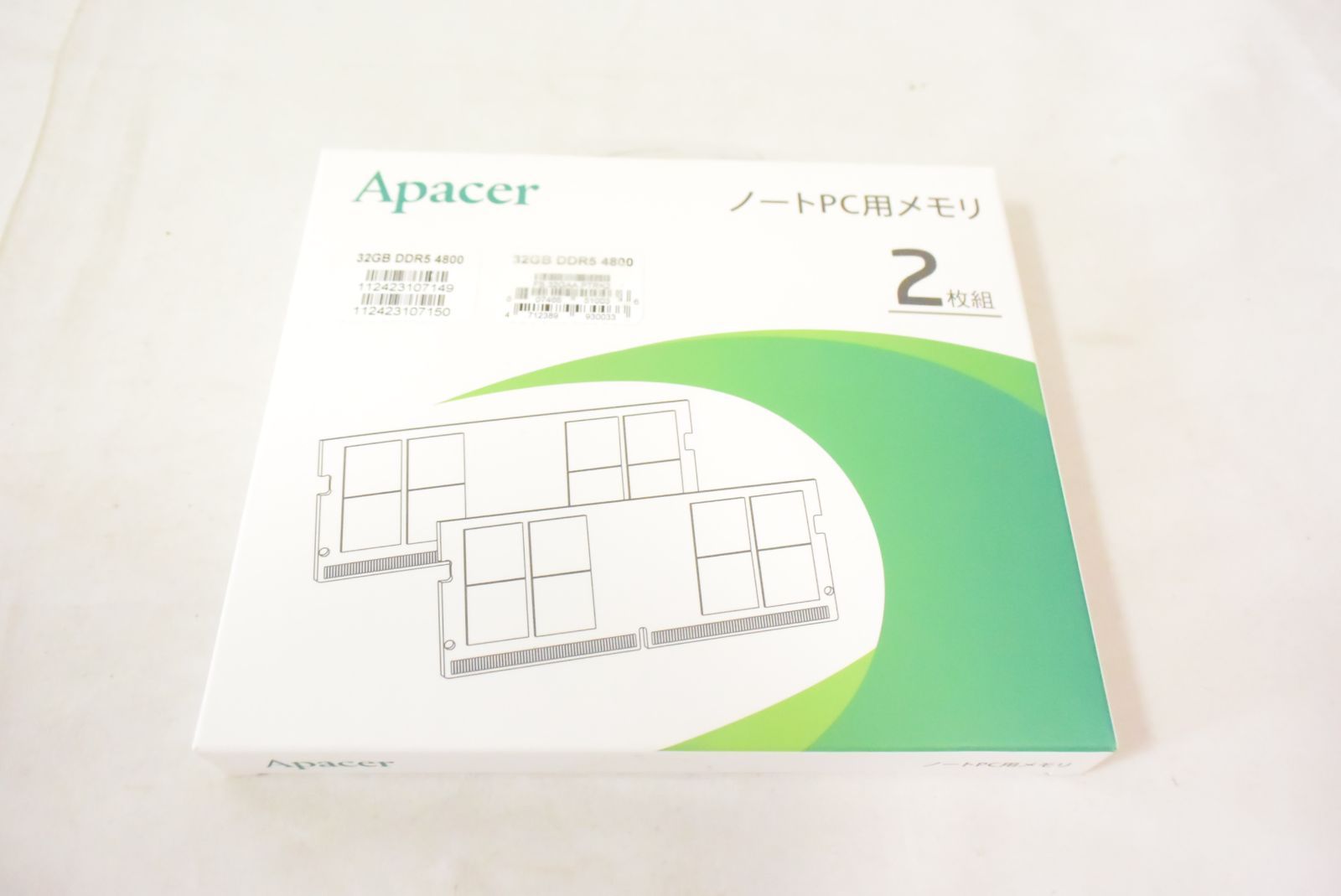 DDR5 16GBx2枚 APACER メモリ SO-DIMM - メルカリ