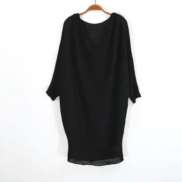 specchio pleats ドレープネックロングチュニックブラウス