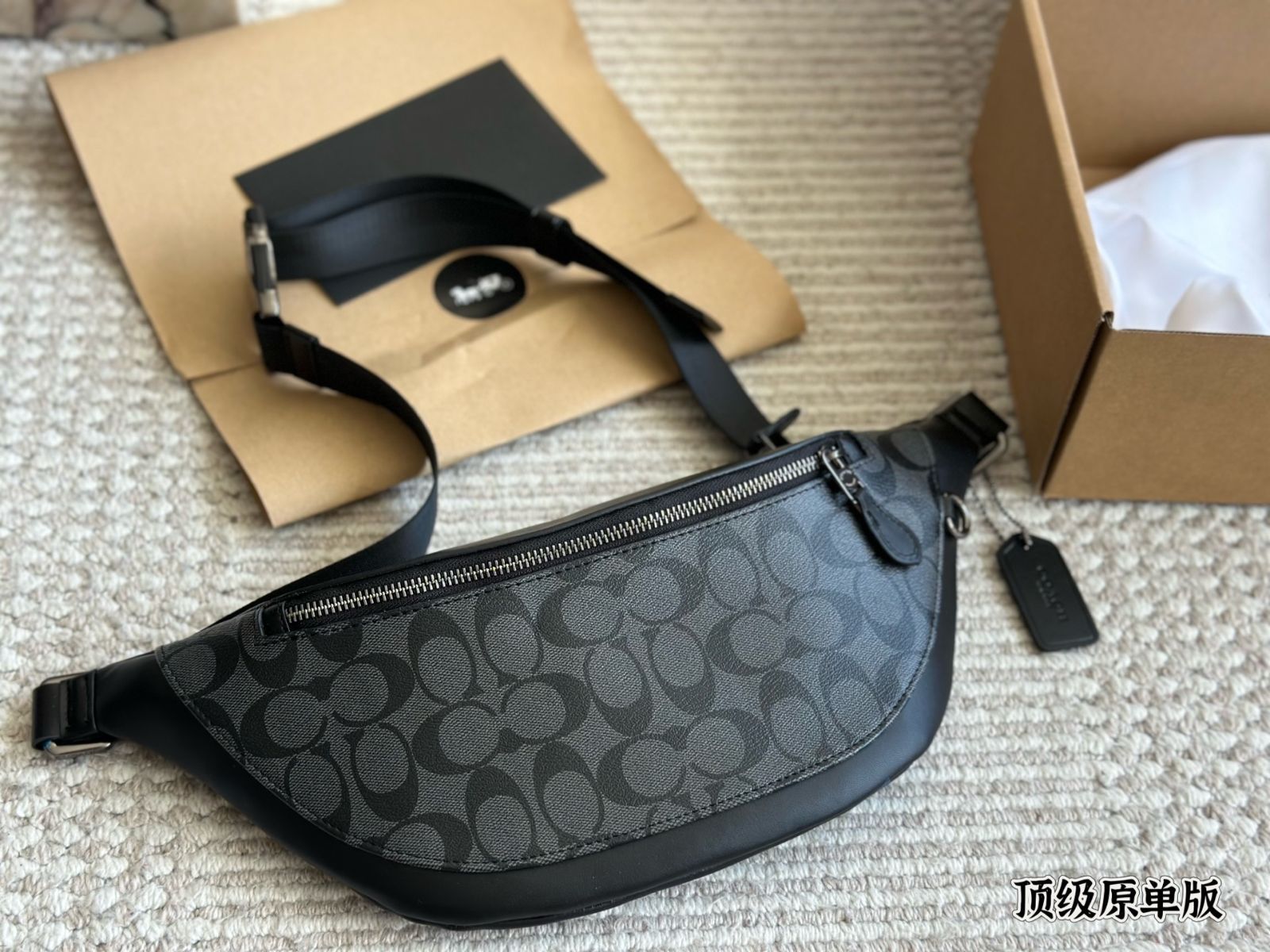 【今日特価】COACH WARREN Men's Belt Bag - コーチ ウォーレン メンズ ベルトバッグ-WTO輸入3