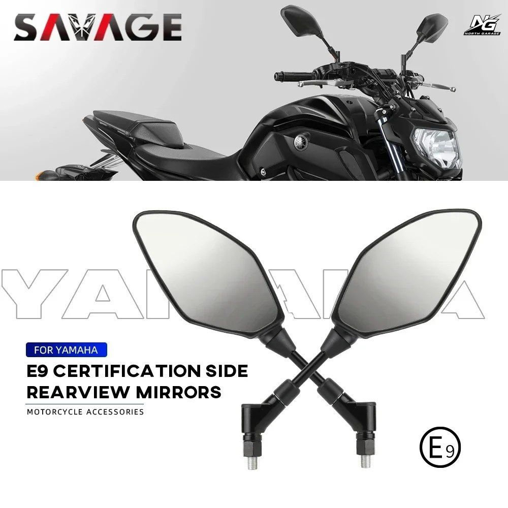 ヤマハ MT07 MT09/TRACER 900/9/GT MT10 MT03 MT25 MT01 09 オートバイ用バックミラー サイドミラー