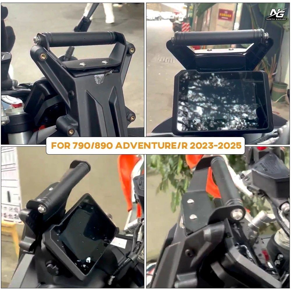 890 790 ADVENTURE ADV R 2019-2025 ナビゲーションブラケット GPSホルダー 電話スタンドサポート オートバイ 22mm ハンドルバーエクステン