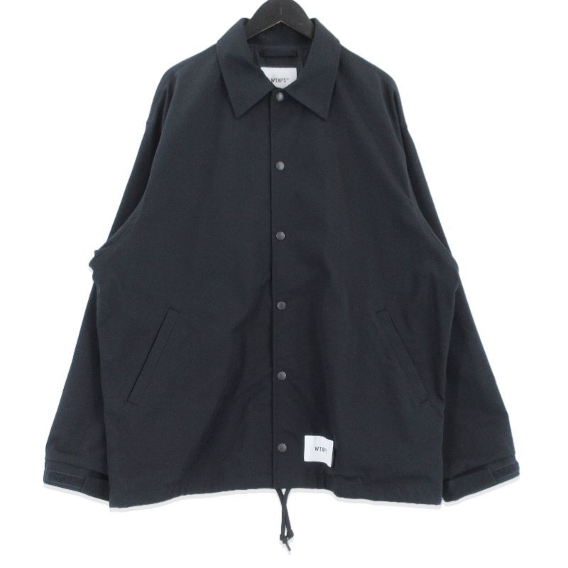 WTAPS ダブルタップス CHIEF JACKET 251TQDT-JKM01 25SS チーフジャケット コットン コーデュラナイロン ブラック 黒 4 99001069