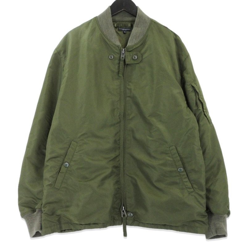 ENGINEERED GARMENTS エンジニアドガーメンツ アビエイタージャケット Aviator Jacket Flig
2000
ht Satin Nylon サテン オリーブ M 99001065
