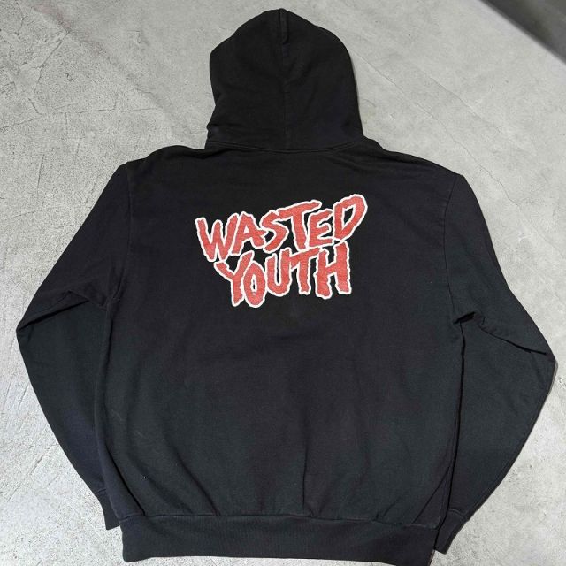 WASTED YOUTH LOGO HOODIE SIZE-L ウェイステッドユース ロゴフーディー パーカー 心斎橋店