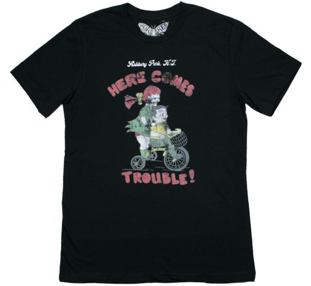 [Worn Free] Johnny Ramone / Here Comes Trouble Tee (Black) - [ウォーン・フリー] ジョニー・ラモーン Tシャツ 6,416円