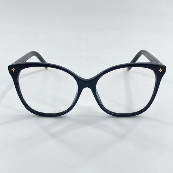 【中古】LOUIS VUITTON オプティカル マイ モノグラム･ライト キャットアイ メガネ Z1842E ブラック ルイ・ヴィトン[10]
