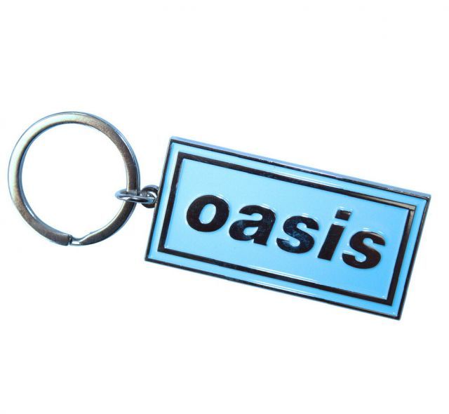 Oasis / Decca Logo Keychain 2 (Sky Blue) - オアシス キーホルダー