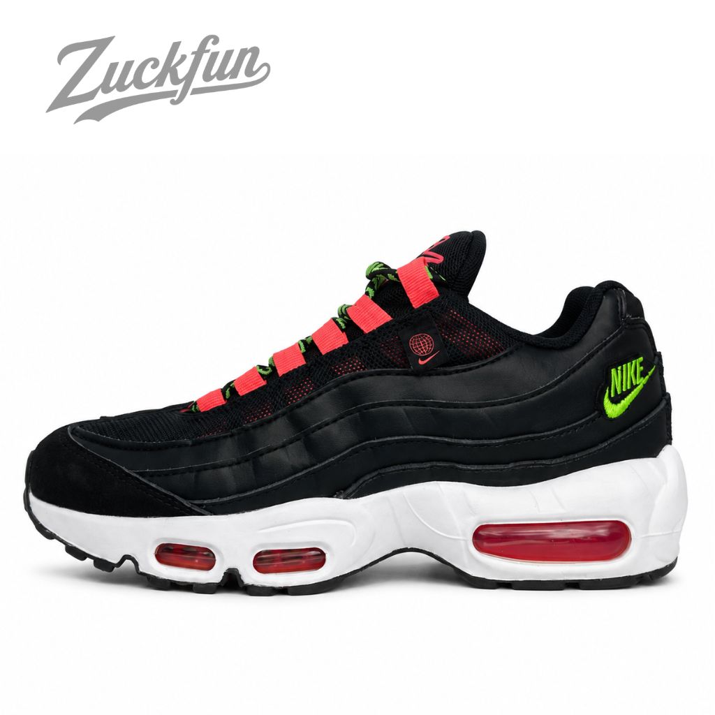 NIKE AIR MAX 95 SE WW エア マックス 95 オレンジ グリーン ブラック 黒 レディース ナイキ スニーカー 23cm U10228