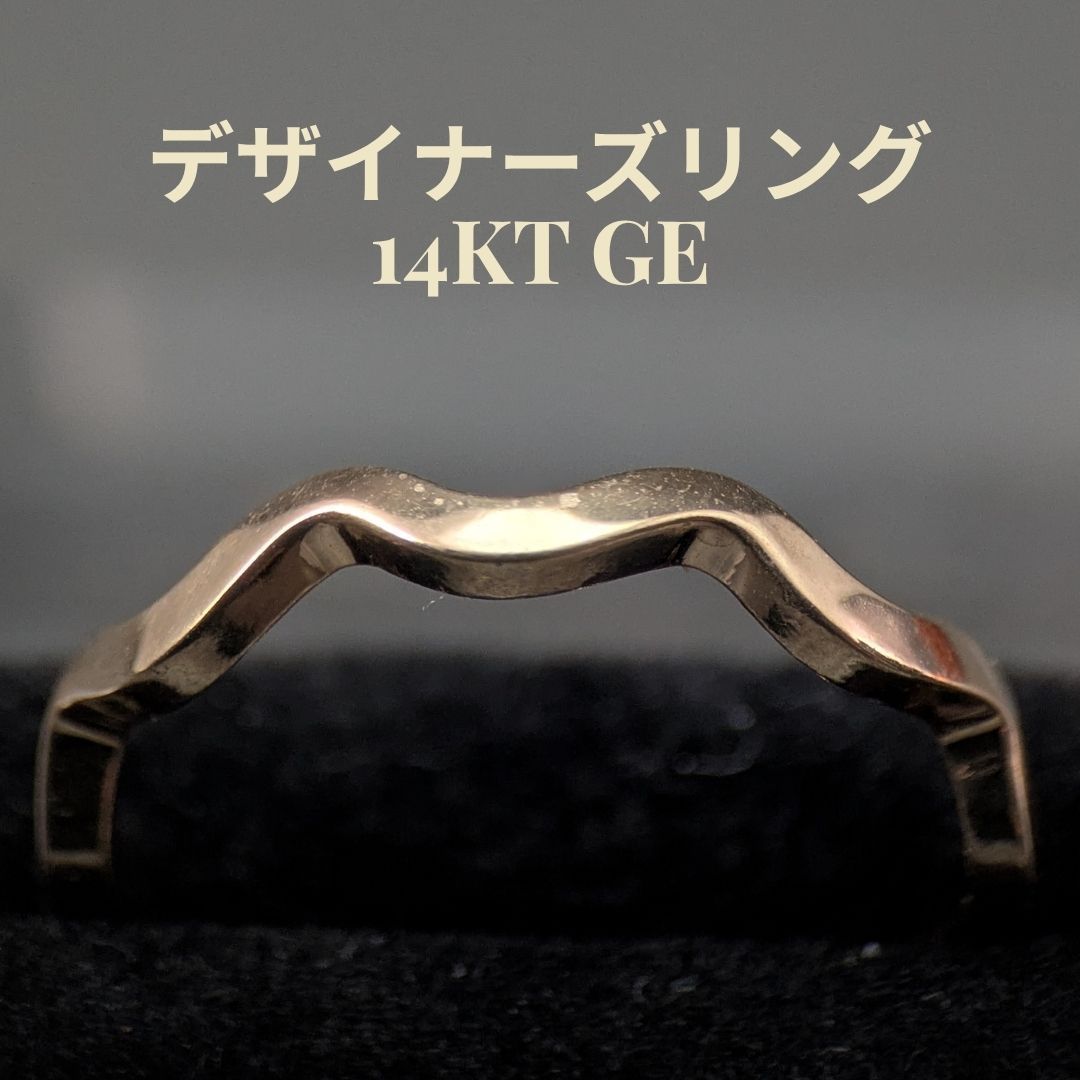 ESPO 11.5号 14KT GE シンプルバンドリング ゴールド 米国 ヴィンテージ メンズ レディース