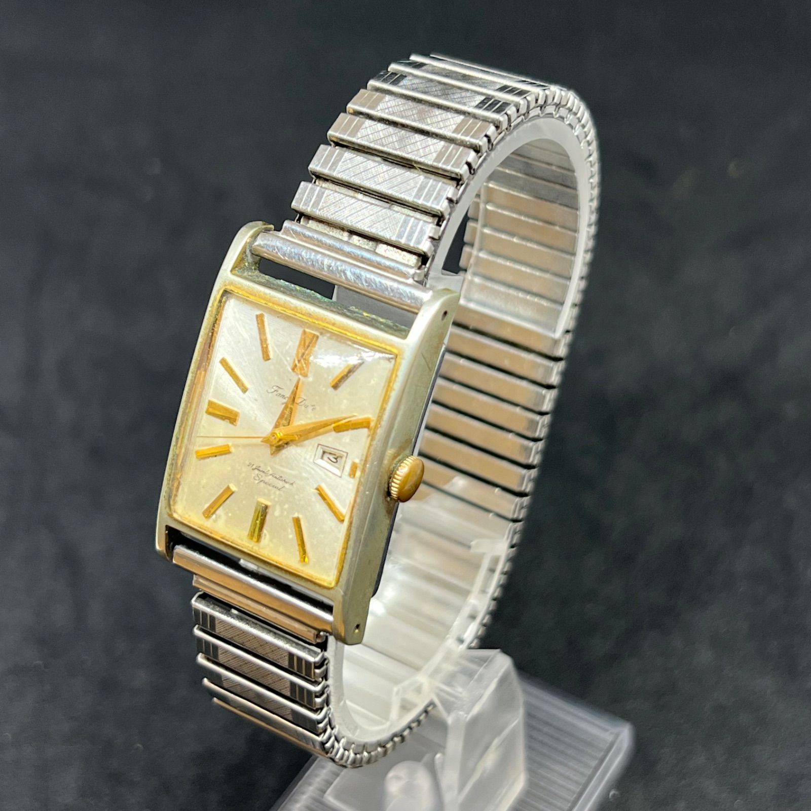 T5716 【 希少 稼働品 】ORIENT オリエント Fancy Date ファンシーデイト スペシャル 手巻き 21 Jewels Antishock 腕時計