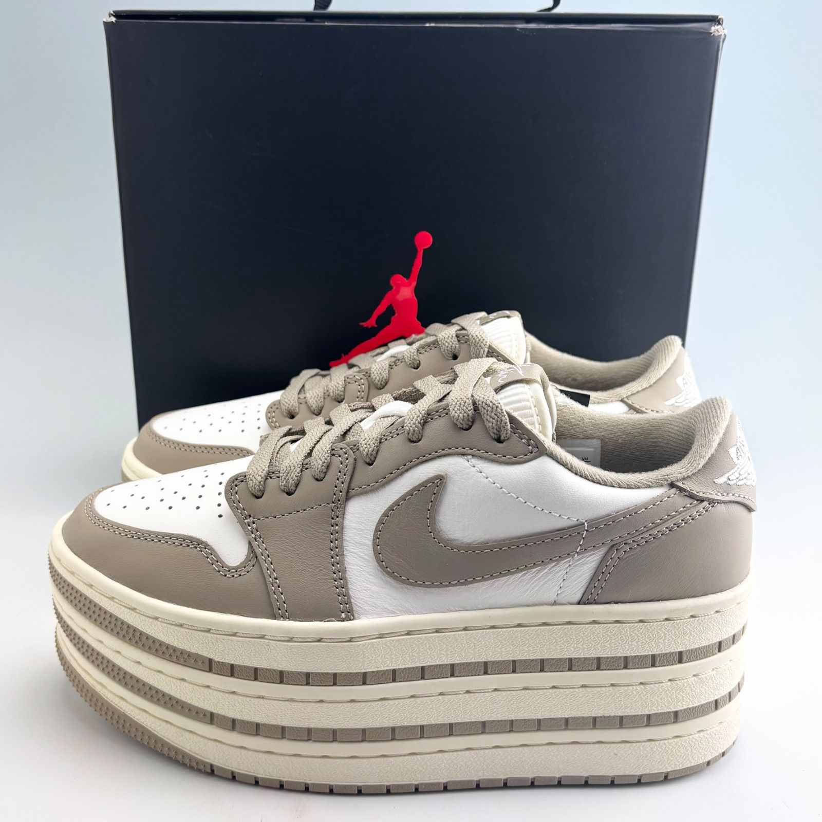 未使用品 NIKE WMNS AIR JORDAN 1 TRIPLE STACK KHAKI us7.5 24.5cm HV8288-200 ナイキ エアジョーダン1 トリプルスタック