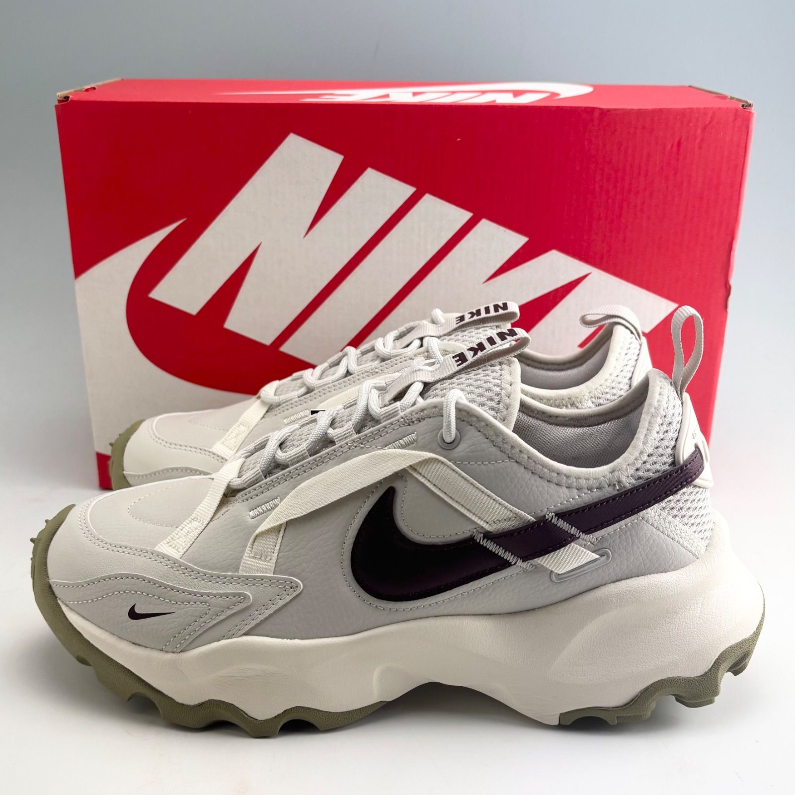 未使用品 W NIKE TC 7900 LIGHT BONE DD9682-003 us8.5 25.5cm ナイキ ライトボーン