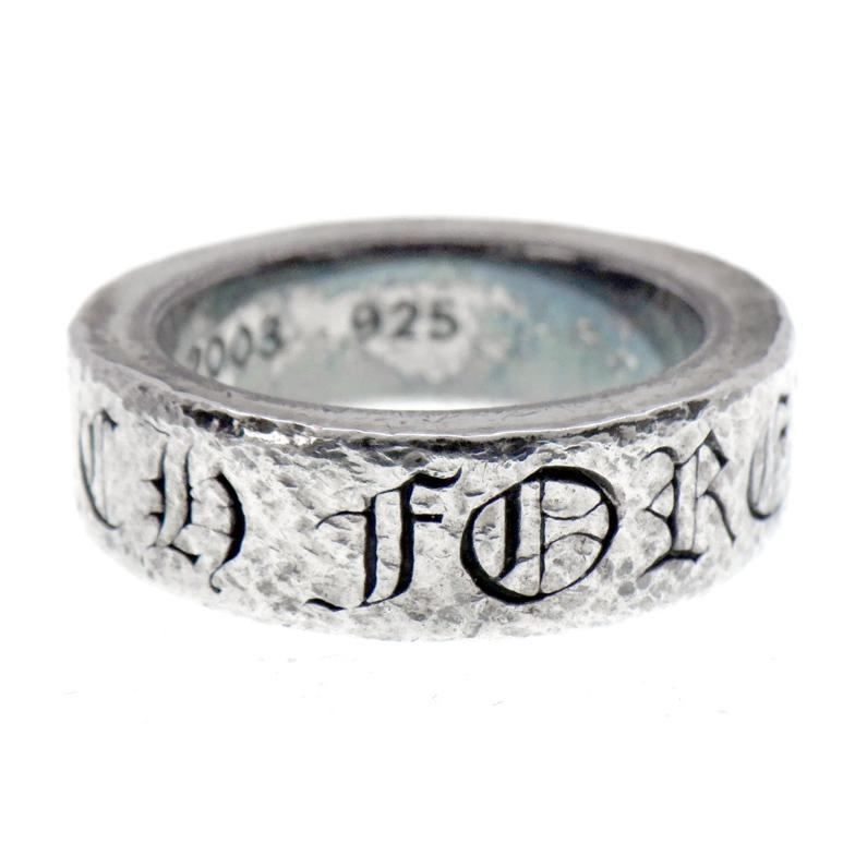 クロムハーツ CHROME HEARTS 【 6mm SPACER FOREVER 】 スペーサー フォーエバー シルバー リング　50489