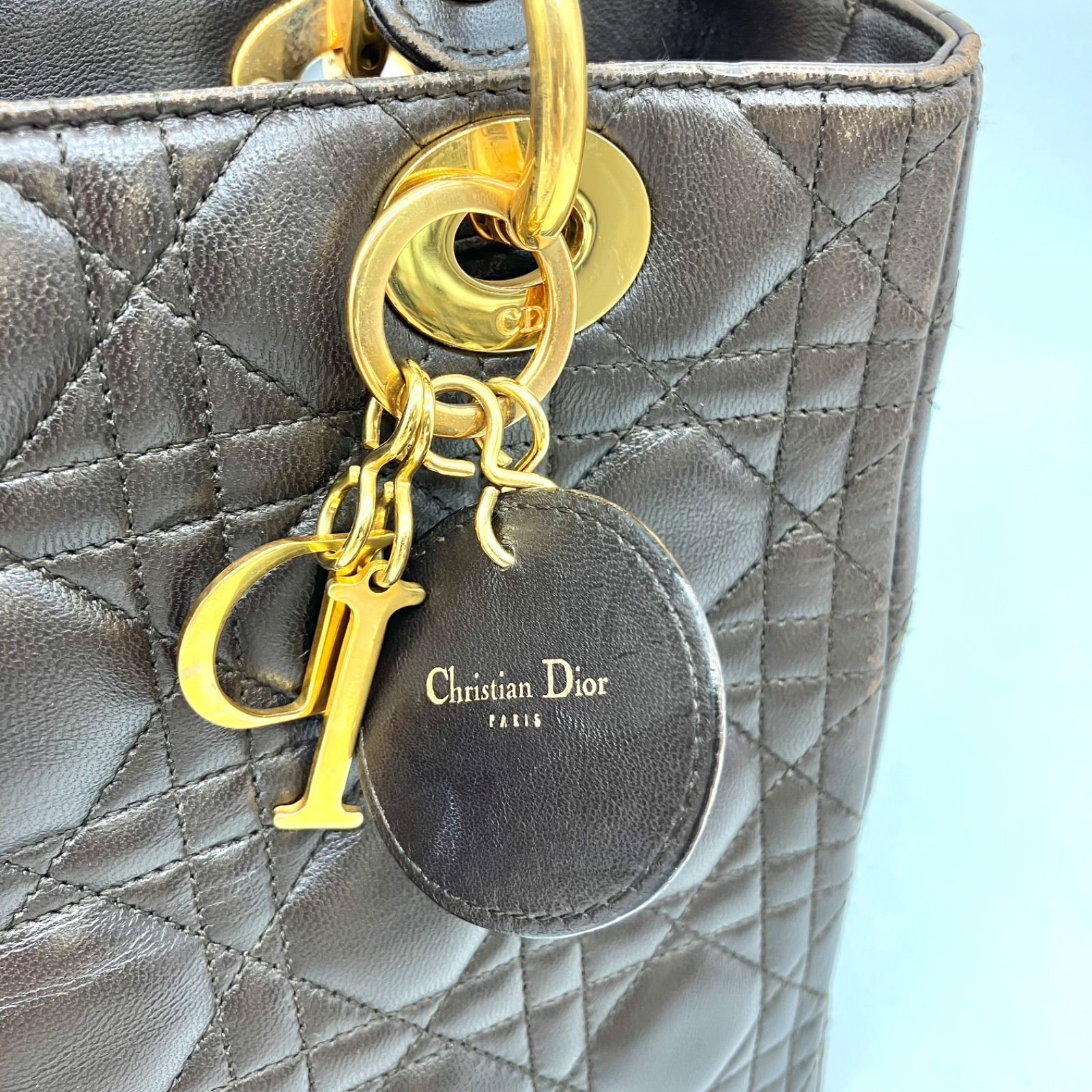 FA609【お買い得】Christian Dior ハンドバッグ Lady Dior My ABC Dior