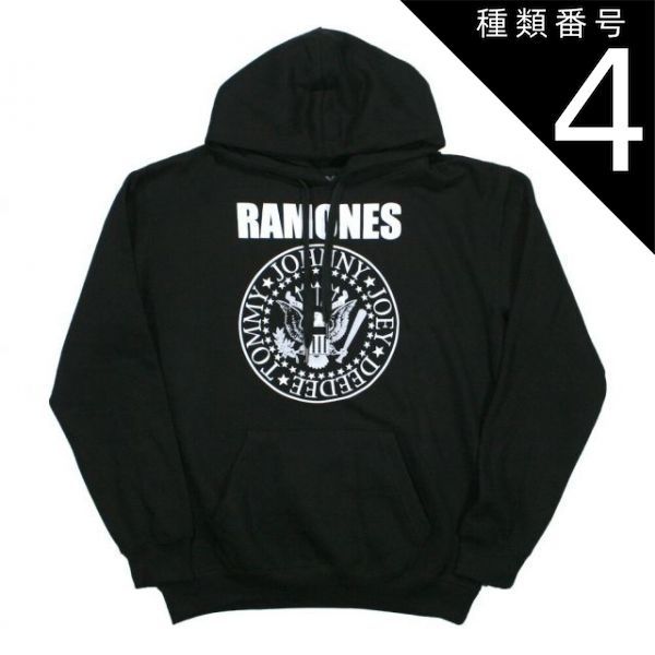 種類4：X-Large Ramones / Presidential Seal Hoodie (Black) - ラモーンズ フード, プルオーバー パーカ