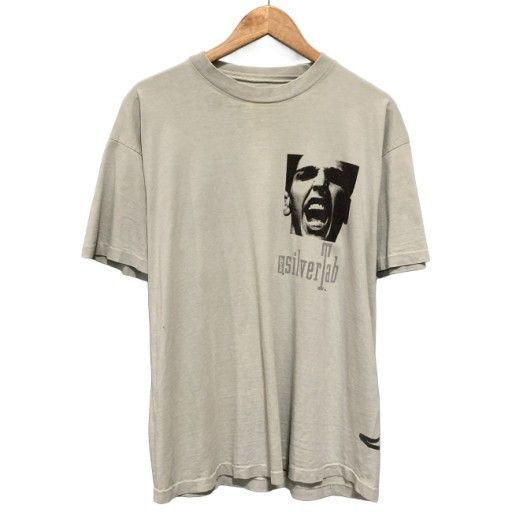 【中古】　Levi's　Tシャツ　90s vintage　90年代　OLD　半袖　トップス　クルーネック　silver tab　プリント　オーバーサイズ　アメカジ　古着　/7309